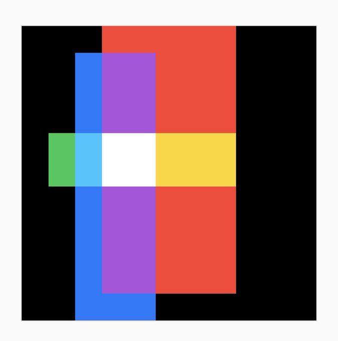 The artwork represents the RBG group, often associated with a feminist network or project, displayed in the 11x11 grid format seen in the Networked database. This link between visual representation and digital archiving in online platforms is emphasized by juxtaposing the tangible attributes of the image with its intangible digital counterpart.