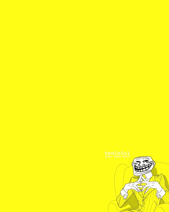 The image features a cartoon character wearing a suit, sitting down with his arms crossed over his chest. The character has a big smile on his face as he looks directly at the camera. The background of the image is yellow, which contrasts nicely with the black text that reads "TROLLcoded". This combination creates an interesting visual effect and adds a humorous touch to the overall presentation.

The post includes a link to the image for further information or discussion about the cartoon character.
