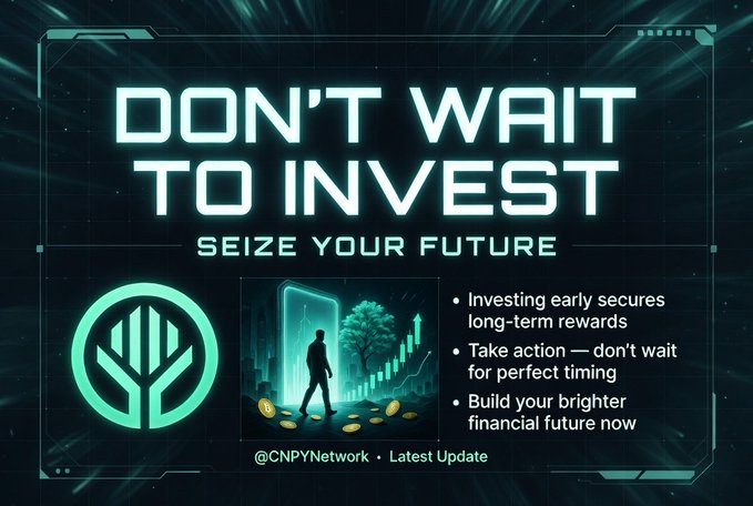The image features an advertisement for investing in cryptocurrency with a man standing next to a tree. The text above him reads "Don't wait to invest, seize your future", emphasizing the importance of taking action early. This message aligns with the concept that investing in cryptocurrency can lead to long-term rewards and financial growth if done at the right time.