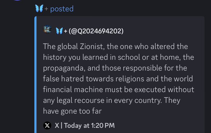 This image shows a Discord post by user "@Q2024694202" containing inflammatory text and a call for execution. The accompanying post suggests this is related to a "rug pull" and a "nothingburger" event, implying disillusionment with a previous expectation or promise.
