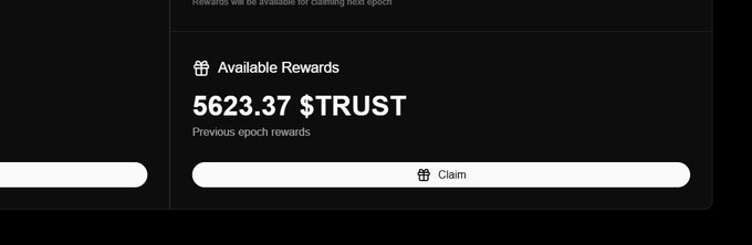 The image shows a screenshot of an account with a banner displaying Staking rewards for $83.37 +Strust, which suggests that the user has gained or earned this reward through their staking efforts. The caption below the screenshot provides information about the staker's status and what they have achieved in terms of rewards.