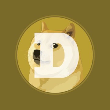 The image features the Dogecoin ($DOGE) logo—a Shiba Inu dog's face inside a golden coin with a stylized "D"—set against an olive-green background. It visually represents $DOGE as a key altcoin to watch as the poster highlights a potential altcoin rotation following Bitcoin's pump.