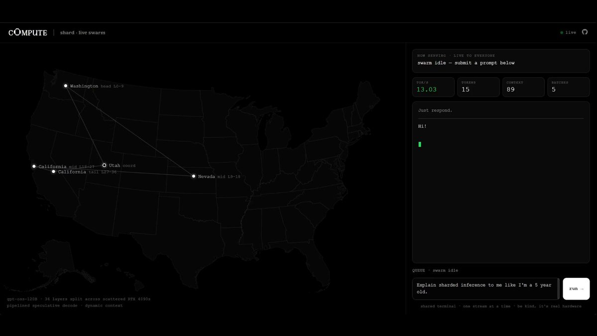 The image shows a screenshot of an online map with a focus on the United States. It also has a post, where someone is sharing information about the SOL chain that's related to technology. The post highlights how the SOL chain has successfully transitioned from being solely focused on agriculture and shipping to now embracing the tech world by incorporating AI agents and GameFi into its business model. This shift demonstrates their growth in the technological landscape.