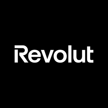The image displays the white "Revolut" logo on a black background, representing the fintech company mentioned in the post about its conditional OCC approval to launch as a US national bank by 2027.