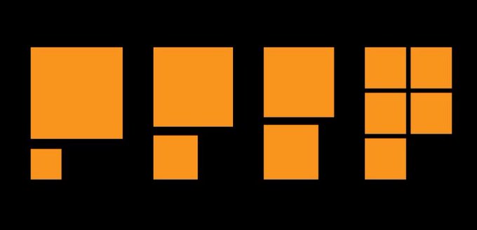 A simple graphic displaying the orange Pi cryptocurrency logo (π symbol) on a black background.