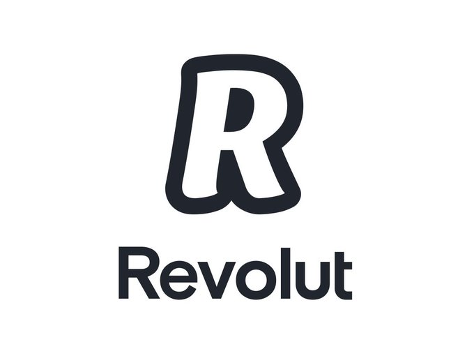 The image displays the Revolut logo, featuring a bold black letter "R" above the company name "Revolut" in dark text on a white background. This branding relates directly to the accompanying post about a security incident in which Revolut reportedly exposed customer KYC data—including ID documents, selfies, and Bitcoin transaction histories—by complying with a spoofed government request.