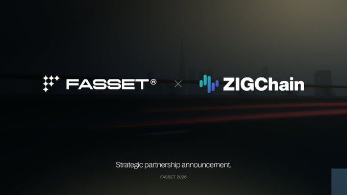 The image features a promotional poster for a company called Fasset that has been acquired by another company, Zigchain. The poster includes text that reads "Focus on what is in the image and how it relates to the post". This suggests that the main focus of the image should be on the partnership between Fasset and Zigchain rather than other elements within the image itself.