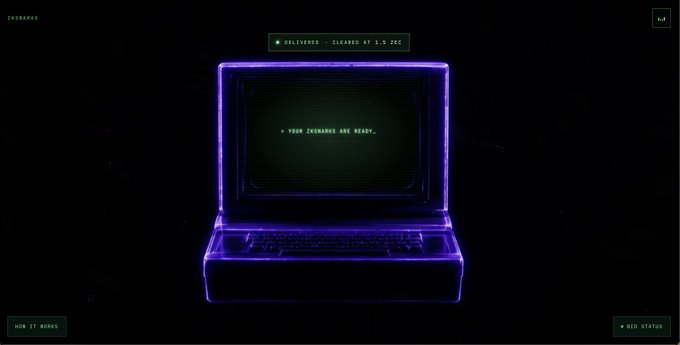 A dark digital interface showing a retro computer monitor with the text 'YOUR COURIERS ARE READY' and delivery cleared status indicators including 'FASTRIDERS' in the corner.