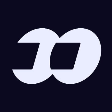 The image shows the Pumpfun logo, a stylized interlocking "P" design in light blue/lavender on a dark navy background. It relates to the post as Pumpfun is one of the two platforms being compared in the discussion about value accrual in crypto launchpads and social trading infrastructure.