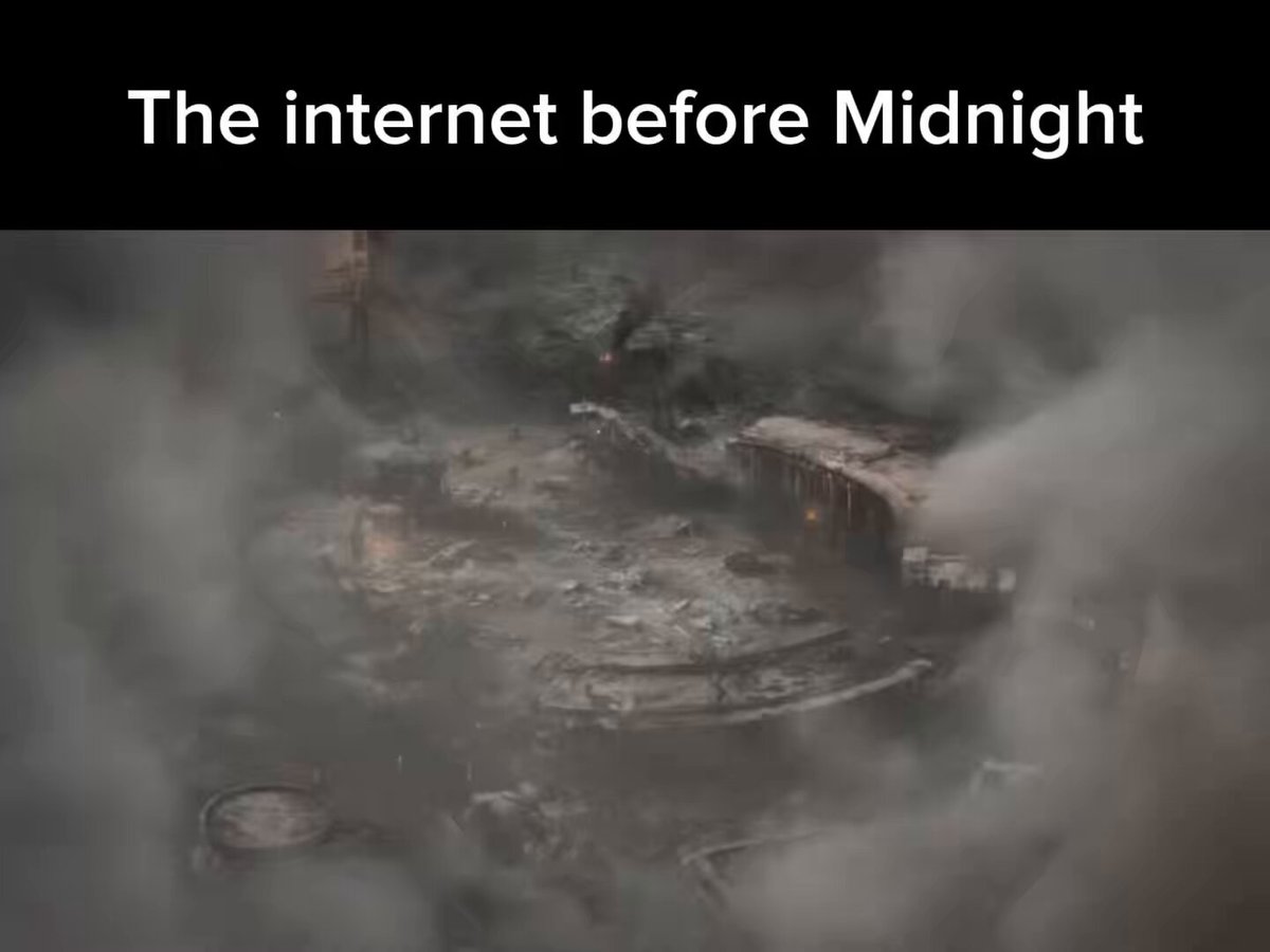 The image shows an illustration of a shipwreck scene with smoke coming out from under the water. The text above the image reads "The internet before Midnight" which seems unrelated to the image, but it could be interpreted as a metaphor for the idea that people are becoming more private and less open online due to privacy concerns or other factors.