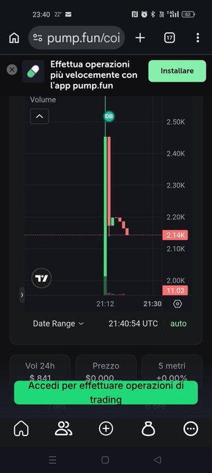 The image shows a phone screen with a trading app open for a cryptocurrency called pump.funocoi. The app displays information about the coin's performance over time, including its current value and historical data. There are also several other posts on social media platforms related to pump.funocoi, such as "let' s start a project to clean the seas and beaches", which suggests that the coin is being used for environmental causes or awareness campaigns. The image also contains text about the future of blockchain technology and its potential impact on marine life conservation efforts.