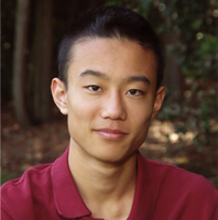 A head-and-shoulders portrait of a young man in a maroon polo shirt standing outdoors among trees. The image accompanies a post recalling Hyperliquid founder Jeff during his high-school years in 2013, when he was developing tools for a satellite project.