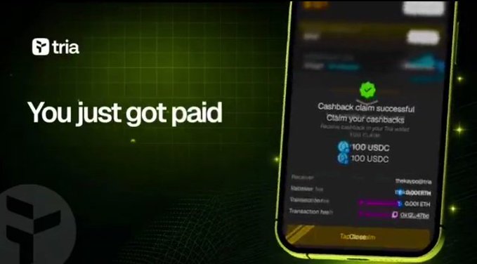 The image shows a cell phone with an app that displays a message about a reward pool for users who have completed certain tasks or reached milestones. The text on the screen reads "You just got paid", indicating that the user has received payment for their efforts in completing the tasks. The app also provides details about how to claim the reward, including the required actions and the amount of the reward.