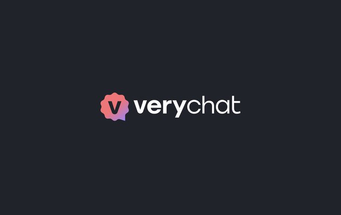 The image shows the “verychat” logo on a dark background. It supports the post’s statement about the Verychat token and its aim to return the price to 5 Naira.