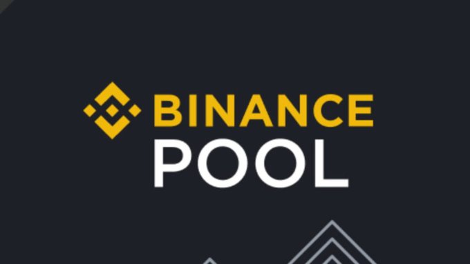 The image displays the "BINANCE POOL" logo in yellow and white text against a dark background, accompanied by a stylized diamond-shaped icon. This branding visually represents the platform being discontinued, as Binance officially announced the shutdown of its mining services—including Binance Pool, Pool Savings, Cloud Mining, and Transaction Accelerator—on November 10, 2026.