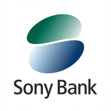 The Sony Bank logo featuring a green and blue stylized 'S' symbol above the company name in black text.