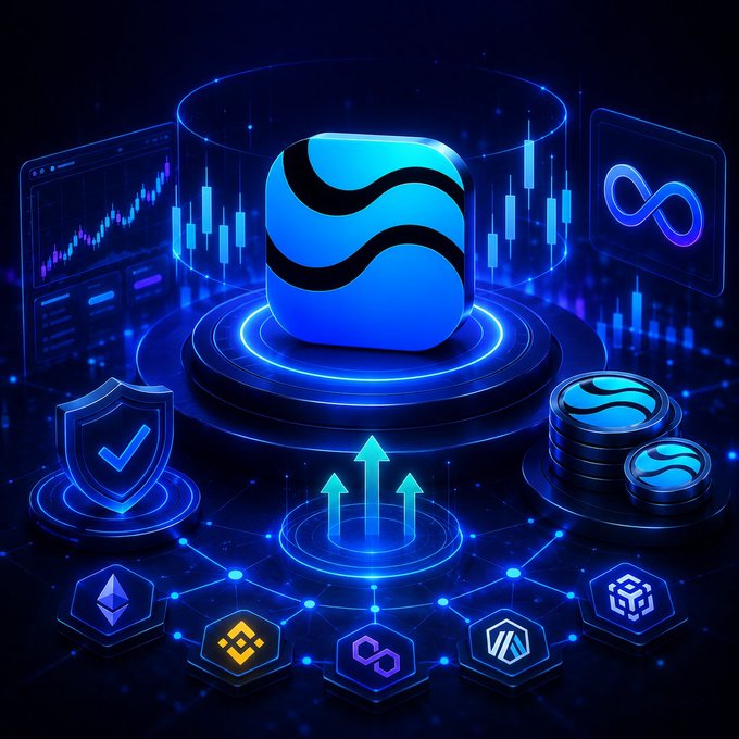 ursa, a cryptocurrency, is displayed on a blue pedestal with a black and white logo, surrounded by other cryptocurrencies and icons against a dark background.