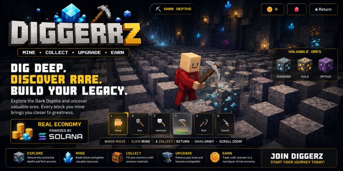 The image shows a screenshot of a Minecraft website that looks like an old poster or a retro photo from when mining was done differently than today. The main feature of this website appears to be about digging for minerals within virtual worlds using Minecraft characters, such as a bearded boy holding a pickax with a machete in hand. The website also provides information on what the user can do and how they can earn gold by mining in the game's world, which is reminiscent of traditional mining activities. The post promotes this gaming activity through various gameplay elements like mining, block-breaking, and resource trade to provide an interesting and challenging experience for players.