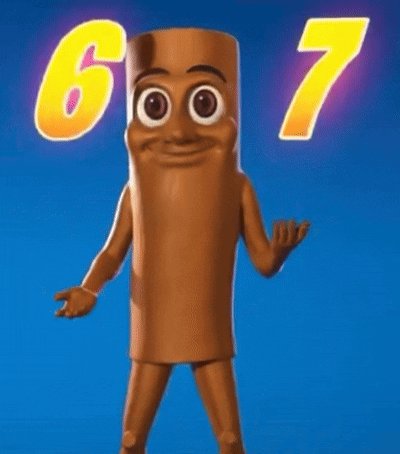 The image features a cartoon character dressed as a stick figure, standing against a blue background with numbers written above him. The character has a smiley face and appears to be waving at the viewer. The text "67k $BTC bottom would confirmation of the simulation" is present in the image, suggesting that it might be related to an advertisement or promotional material for a virtual currency game or platform.
