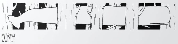 A black and white logo for 'JURGENS WALT' designed with wood-grain cutouts that spell out the brand name in a rustic style.