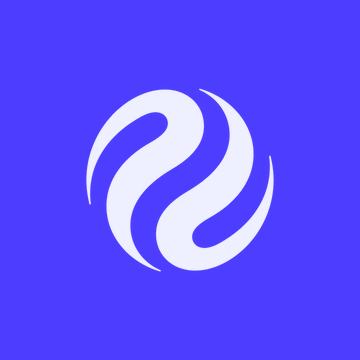The image shows the Injective logo, a white stylized circular emblem on a vibrant blue/purple background. The logo represents Injective, the blockchain platform mentioned in the post about CEO Eric Chen's meetings with White House, SEC, and CFTC officials regarding tokenization efforts in the US.