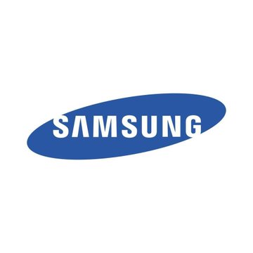 The image displays the Samsung logo, featuring the company name "SAMSUNG" in white text inside a blue oval. This visually supports the news of Samsung expanding its wallet services to include stablecoins, highlighting the tech giant's significant move toward crypto adoption on devices used by hundreds of millions.