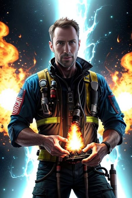 A fire-themed sci-fi man in an astronaut-style suit holds a bright flame, with electric blue energy and explosions behind him. No readable text is visible; the post frames the “85” theme as a nod to Solana’s Alpenglow upgrade and its roughly 85× faster finality, alongside “85,000,000.”