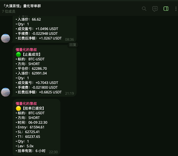 The image features a screenshot of two different text messages on a screen, both displayed in Chinese characters. One of them appears to be an English translation or summary of another message, which reads, "From historical replay, advancing to small-amount live trading verification. This week, replaying recent historical K-lines:  15m K-lines: 1436 bars ... coverage: BTC /ETH /BNB /SOL". The other message has the same format as the original one but with different text and possibly a change in capitalization or language style.