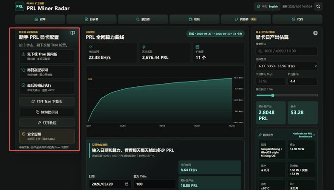 The image shows a computer screen with a dashboard displaying information about mining activities, including the current mining status of different miners and their respective earnings. The dashboard also includes a chart that shows the progress of each miner's mining activity over time.