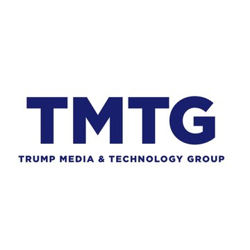 A logo with bold dark blue text reading 'TMTG' above the tagline 'TRUMP MEDIA & TECHNOLOGY GROUP' on a white background.