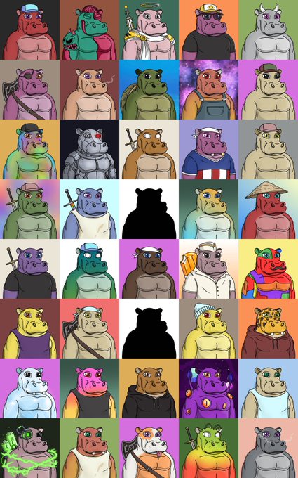 Farm and collect 40 NFT's as a combination of different animal hunks.