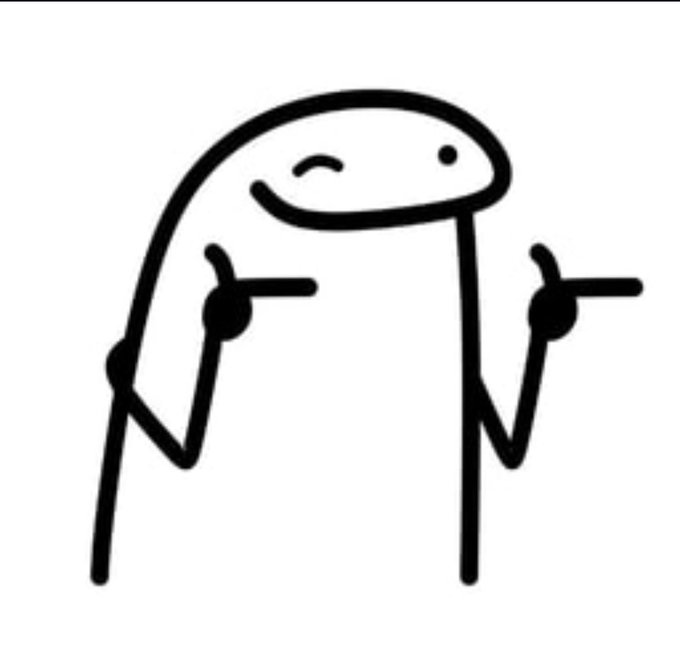 A simple black-and-white line drawing of the Flork character—a smiling, blob-like figure holding up two middle fingers in a defiant, carefree pose—perfectly embodies the meme's signature expression of unbothered sass and relatable attitude.

The image directly illustrates the post's point about Flork being a raw, expressive cultural icon, with the character's playful "f*** off" gesture capturing the unfiltered emotional honesty that makes the meme—and by extension, the Flork token—resonate with internet culture.
