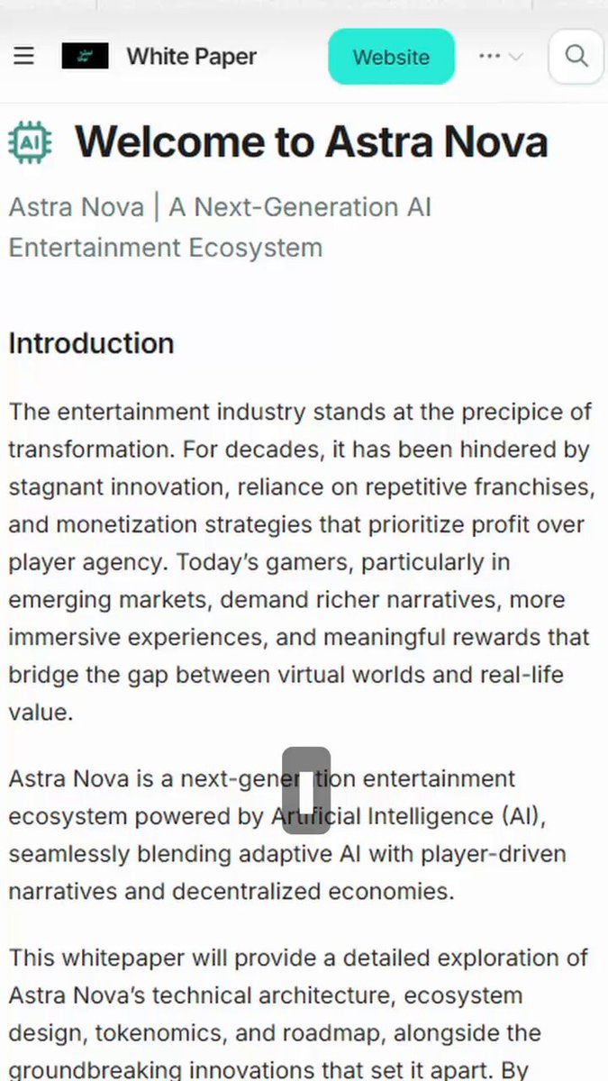 The image shows an advertisement for Astra Nova, which is a company that specializes in artificial intelligence (AI) technology. The text on the screen reads "Welcome to Astra Nova", indicating that they are promoting their services or products. The website's URL is also displayed, allowing users to access more information about Astra Nova and its offerings.