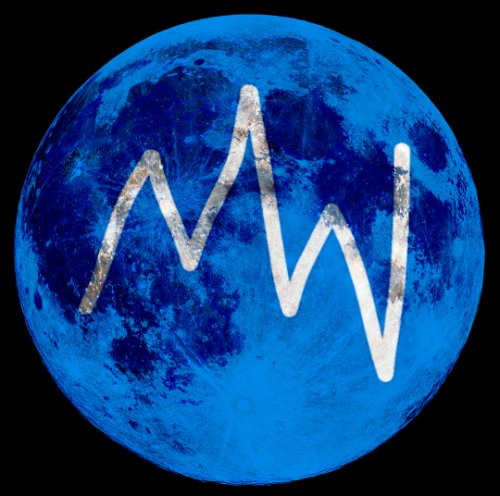 A textured blue sphere resembling a planet is marked with a jagged white line resembling a heartbeat or soundwave against a black background.