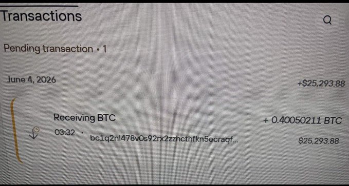The image shows a screenshot of a webpage displaying transactions, payments, and transactions about Bitcoin. A transaction was sent on June 4, 2016 by Btc for an amount of $25,300.82. The screen also has information that suggests an interest in Bitcoin, with a button labeled 'Buy' nearby.