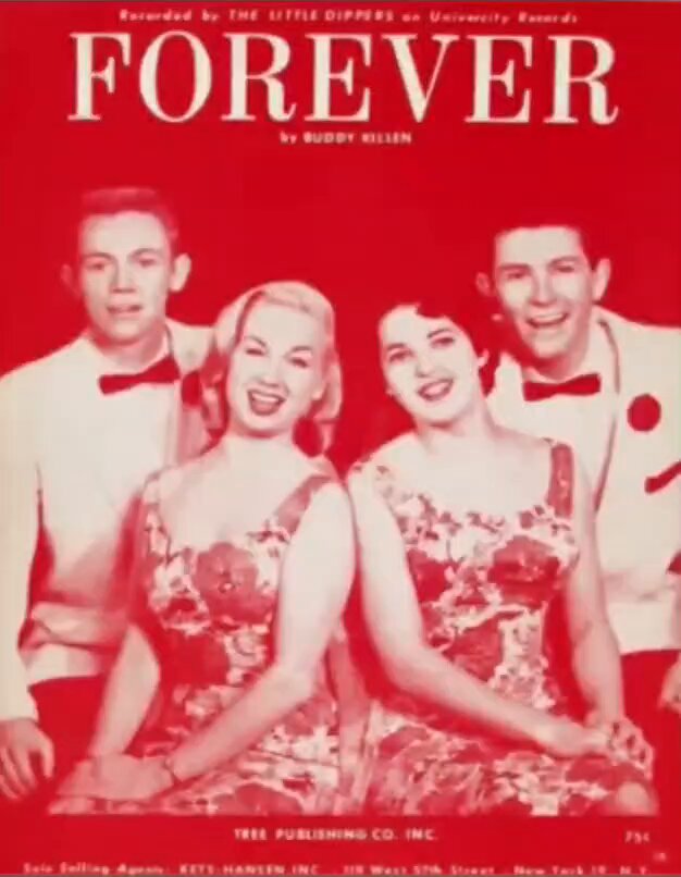 ersaing from the Little Dippers on University Records, Forever by Buddy Kiensten and his band.