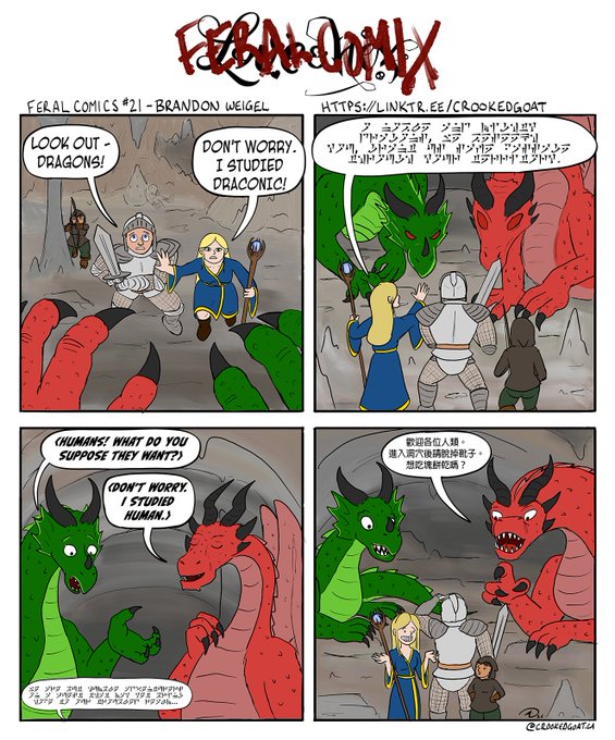 The image features a comic strip with four panels, each depicting a different scene involving dragons. The first panel shows two green dragons standing next to each other, while the second panel depicts one red dragon walking towards another green dragon. The third panel shows the green dragon running away from the red dragon, and the fourth panel shows the red dragon trying to catch up with the green dragon.

The post is titled "$BTC cứ loanh quanh là mình lại thơm quay về Cày mệt thật nhưng gặp đúng lại phấy Mình đang công không phải kèo nào cũng ăn", which is a description of the comic strip.