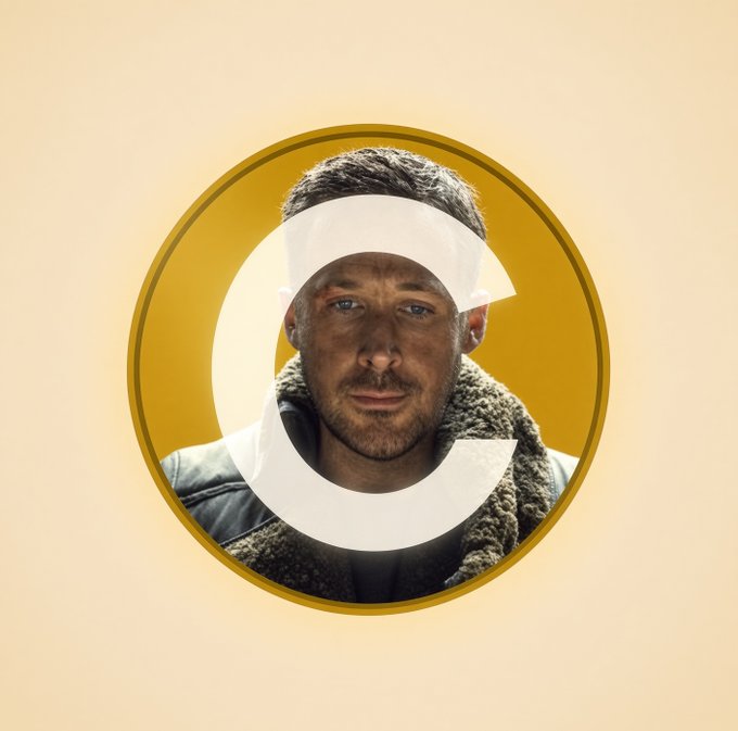A man with bandaged wounds stares intensely from within a golden circular frame, embodying the battered yet resilient spirit of the $CATE community—perfect PFP material for showing off your battle scars in the comments.