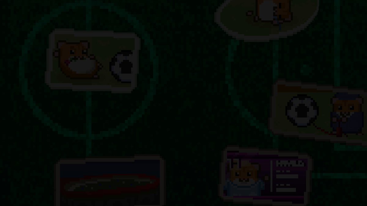 The image features a poster that promotes a roller coaster game. It has several elements related to the roller coaster theme, including a soccer ball, a hamster, and a card with a number on it. The poster also contains text about participating in a virtual event related to the world of football and a promotion for a new character called Hamster Bonito, which is a part of the RollerCoaster game.