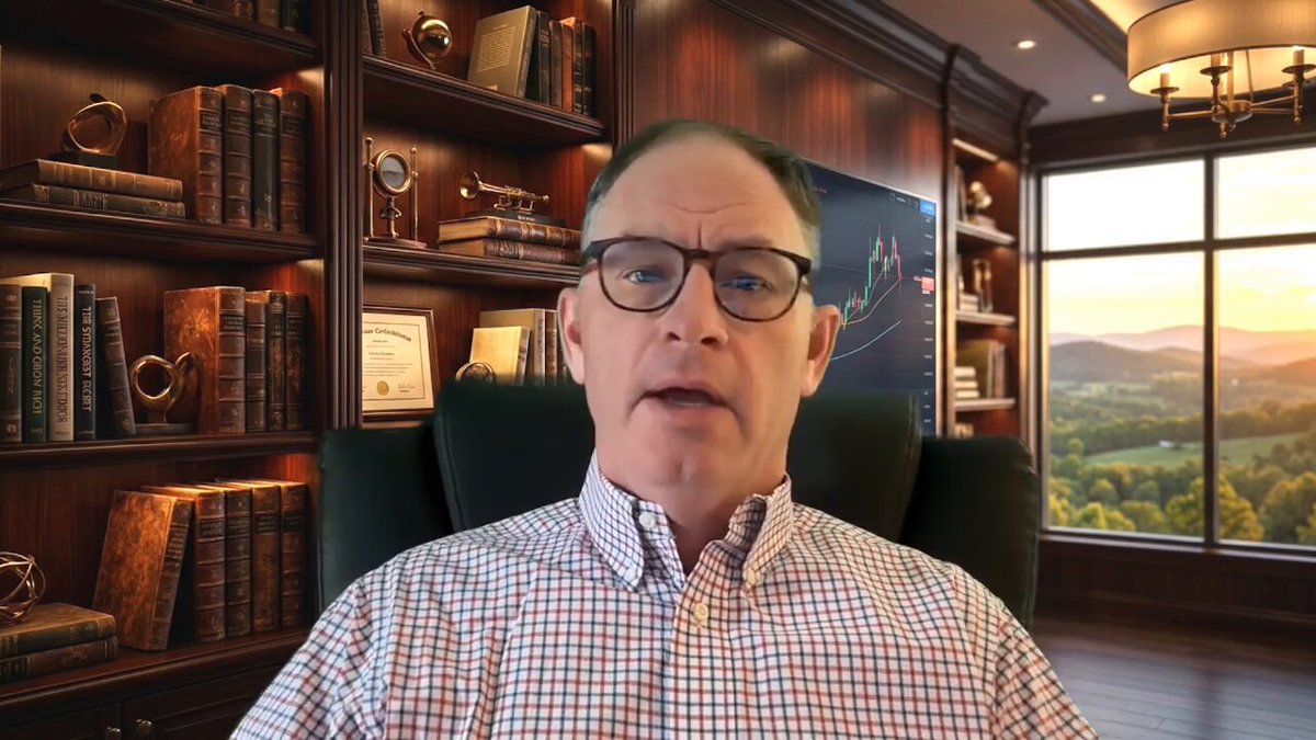 The image shows a man sitting in an office chair, wearing glasses and looking at the camera with a serious expression. Behind him are bookshelves filled with various books, suggesting that he might be working or studying in this space. The caption of the image reads "XRP Fear? This is not Fear. I'VE SEEN FEAR WATCH THE FULL YOUTUBE VETERAN!: youtu.be/MHXNP_VtQJY".