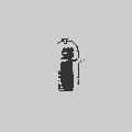 A small icon of a battery charging indicator on a white background.
