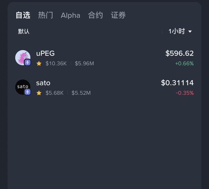 The image shows a computer screen displaying a message board, which lists the names of several cryptocurrency trading pairs such as Sato, upeg, UPGE, and $Sato. There are also the prices for these pairs shown on the screen. The image captures an intriguing scene involving two people talking about investing in cryptocurrency while looking at this informational graphic.