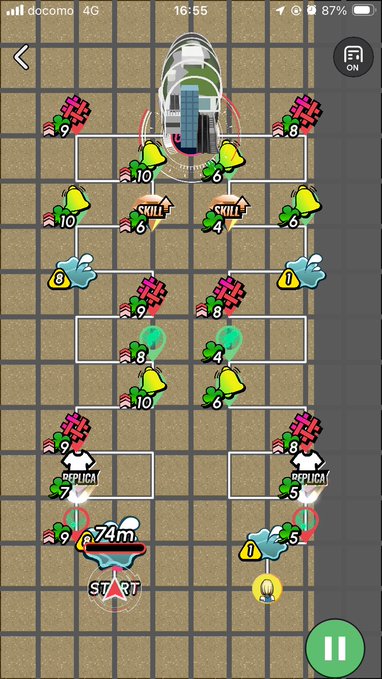 The image shows a map of an area with various locations marked, including a car and a building. The text "start" is visible at the bottom left corner of the image. This information seems unrelated to the main content of the post, which is about healing three dragons in a game.