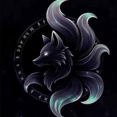 A mystical multi-tailed fox with cosmic purple and teal fur is encircled by a ring of runic symbols against a starry black background.

The image of a legendary many-tailed fox (reminiscent of Kitsune mythology) with protective runic symbols visually reinforces the post's message about being a vigilant, "good-spirited" guardian in the NFT space—someone who alerts the community to both promising opportunities and malicious projects out of dedication rather than profit.