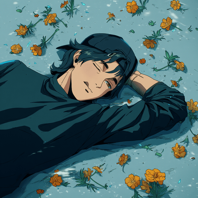 The image features an illustration of a person laying down with their eyes closed, surrounded by flowers. The scene appears to be set against a blue background adorned with orange flowers. The main focus of the image is the person lying down, which could represent relaxation or sleep. The presence of flowers adds a touch of nature and beauty to the scene.

The post discusses how people often think about earning from trading, staking, or farming. However, it also introduces an alternative idea: earning from improving your sleep instead. This concept is based on the @sleepagotchi app that was created by a person named @Sleepagotchi. The app encourages users to track their sleep patterns and make changes to improve their sleep quality. It has been gaining popularity as people realize the importance of good sleep for overall health and well-being.