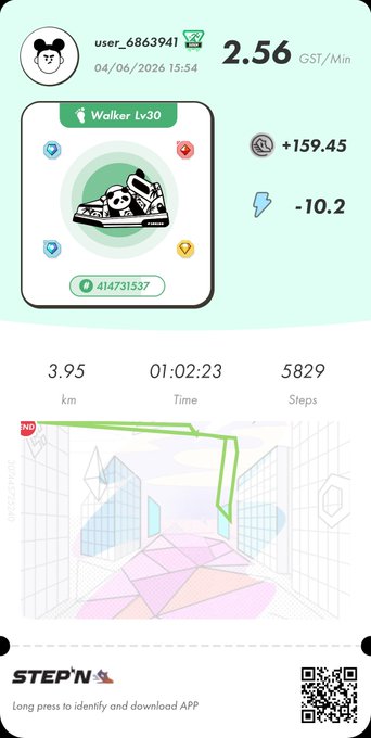 The image shows a phone screen displaying a fitness app that tracks steps taken, distance traveled, calories burned, and other health-related data. The app also has a map of a city with landmarks such as buildings and roads. The user's name is displayed on the top left corner of the screen, along with their current step count and distance traveled.