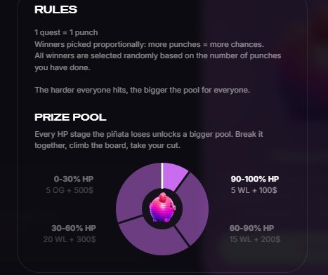The image shows a purple circle with a pink bell inside of which there are three different colored balls, each representing a different prize pool. The first ball has a blue background, the second one has a red background, and the third one has a purple background. Each ball is labeled with its corresponding prize pool name: "Puzzle Pool", "Puzzle Pool", and "Puzzle Pool". The image also includes text that provides information about the prizes in each pool, such as their respective rewards and how to enter them.