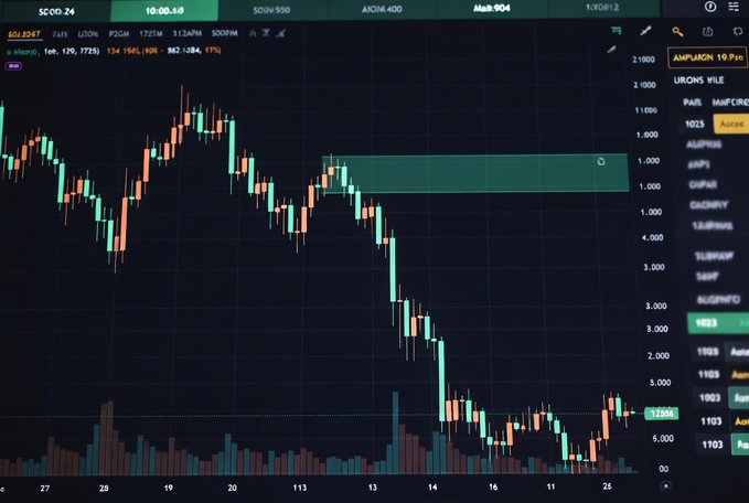 A candlestick chart shows HYPE (Hyperliquid) trading at 1.2555 on a 4-hour timeframe, with the price approaching a highlighted resistance zone around 1.000–1.100, as volume bars indicate increasing activity near recent support levels around 1.2000. The chart visually supports the post's claim that HYPE is nearing a key supply zone where traders anticipate potential buying pressure if the price reacts positively.