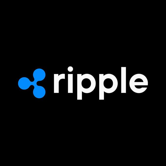 Ripple logo featuring the blue three-dot symbol and lowercase 'ripple' text on a black background.