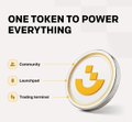 The image features a bold header reading "ONE TOKEN TO POWER EVERYTHING" alongside a large coin emblem, with bullet points listing "Community," "Livestreams," and "Trading incentive." This visual reinforces the post's message about $TASTY serving as the central utility token that drives multiple functions across the Tasty Crypto ecosystem, much like ETH powers Ethereum and SOL powers Solana.